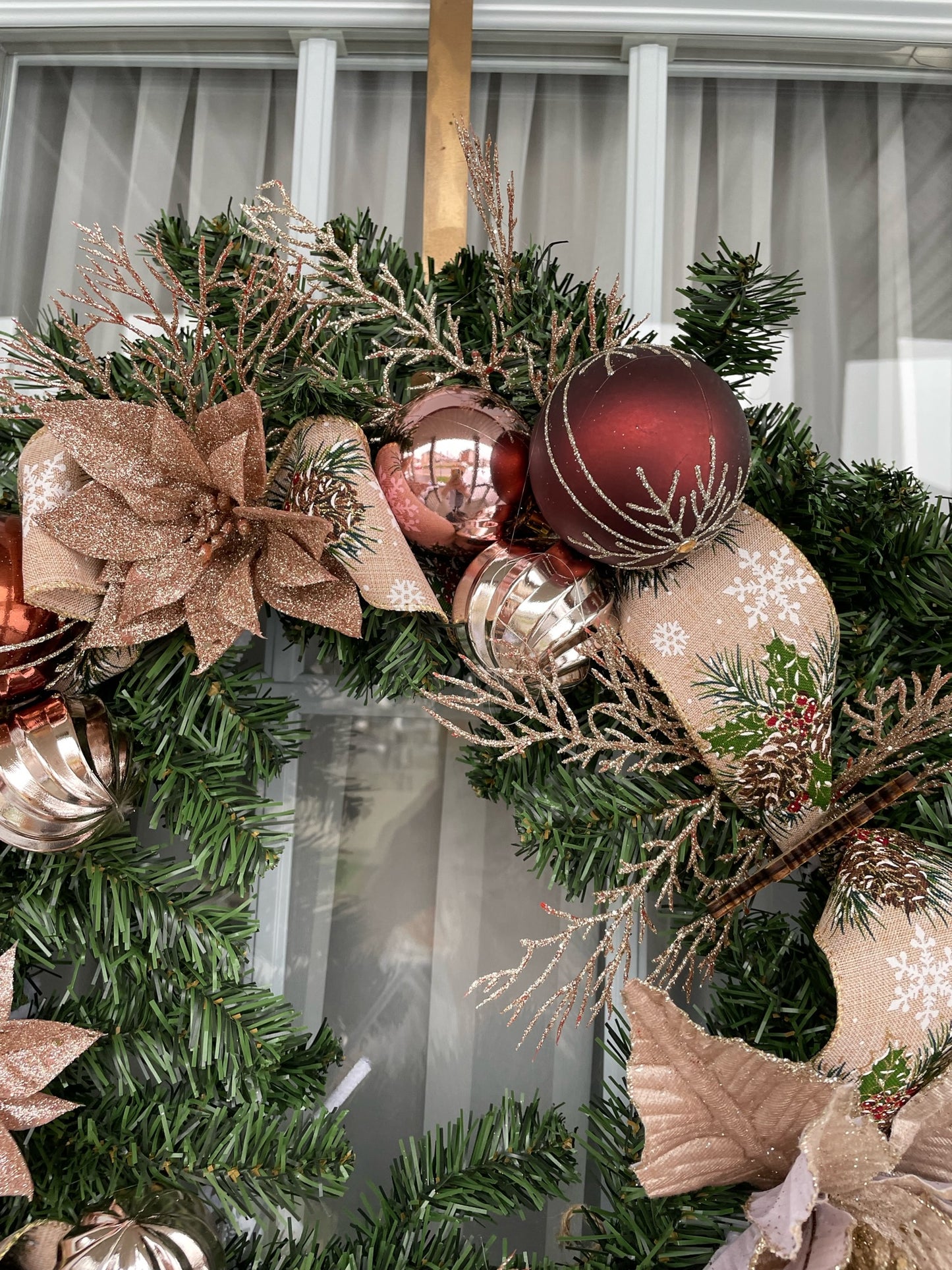 Couronne de Noël " L'élégante "