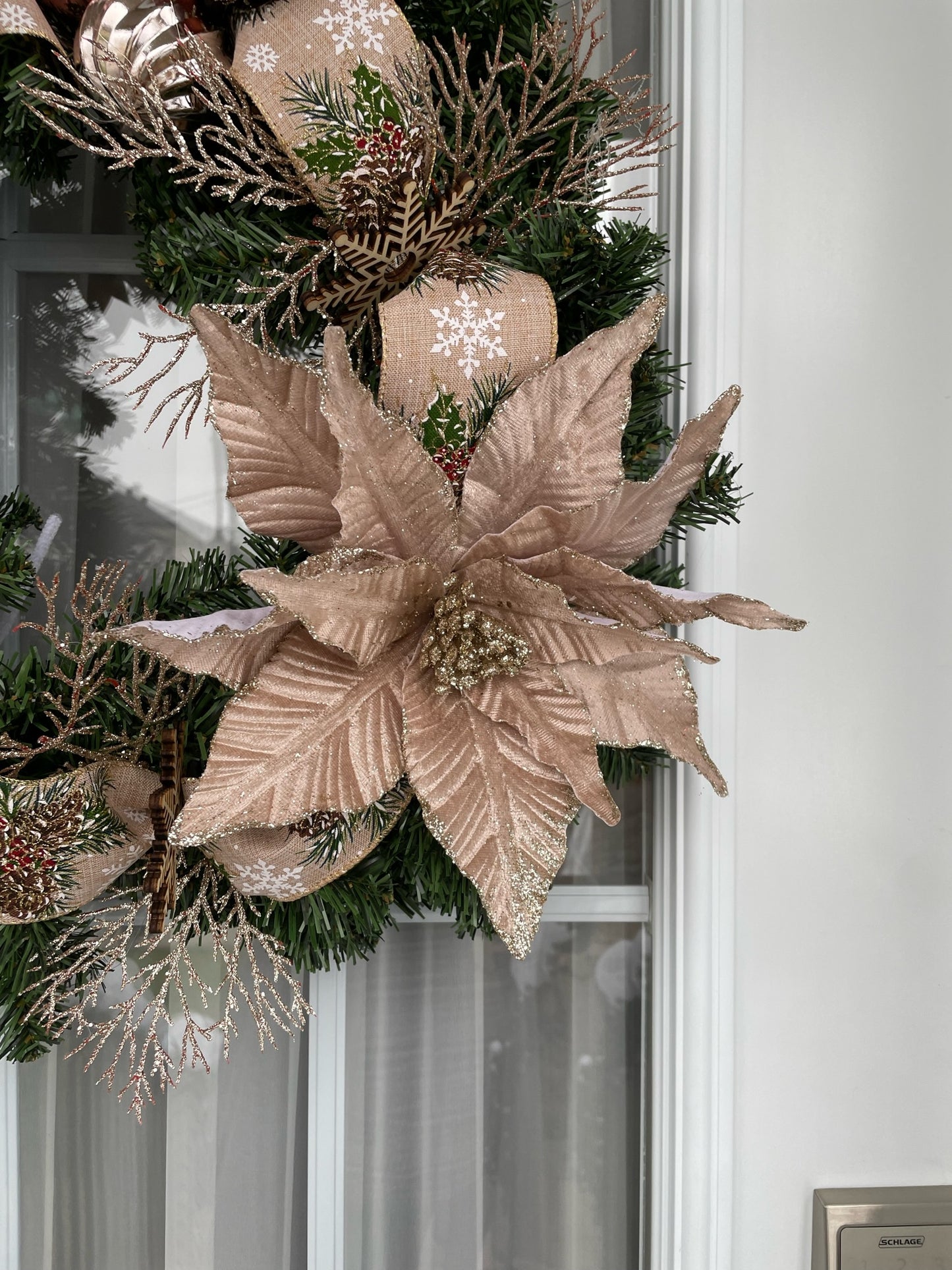 Couronne de Noël " L'élégante "