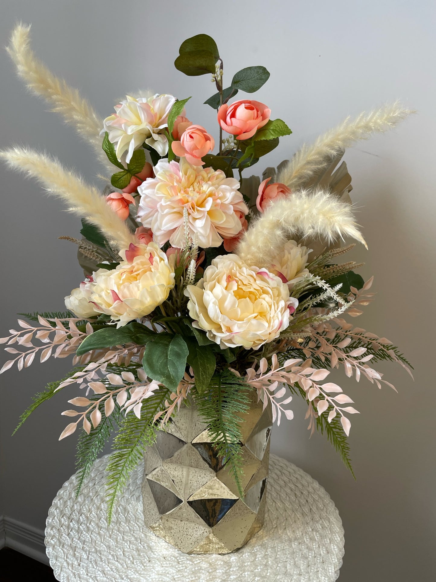 Vase of flowers "A Golden Spring"