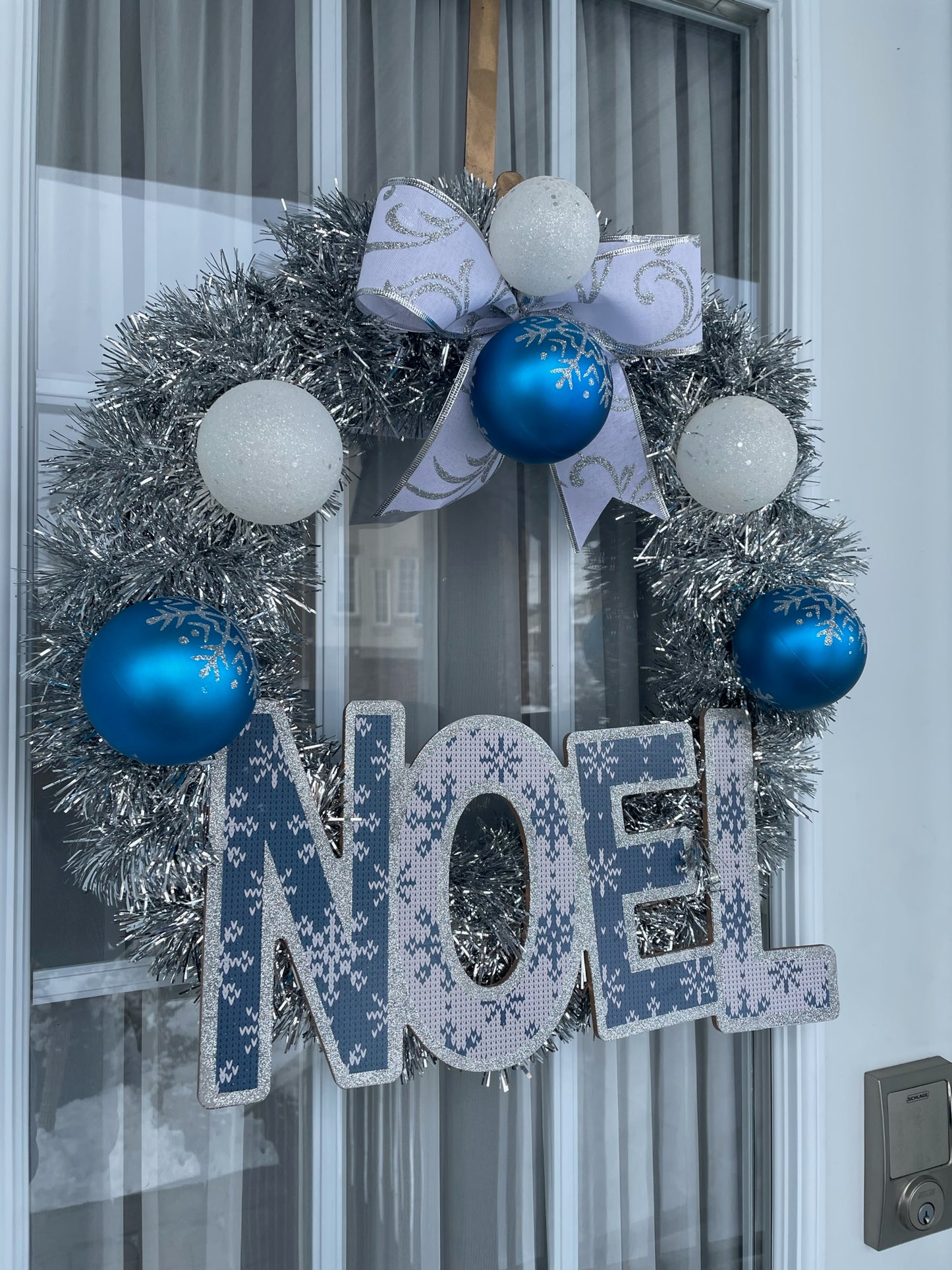 Couronne Noël " Un Noël givrée "