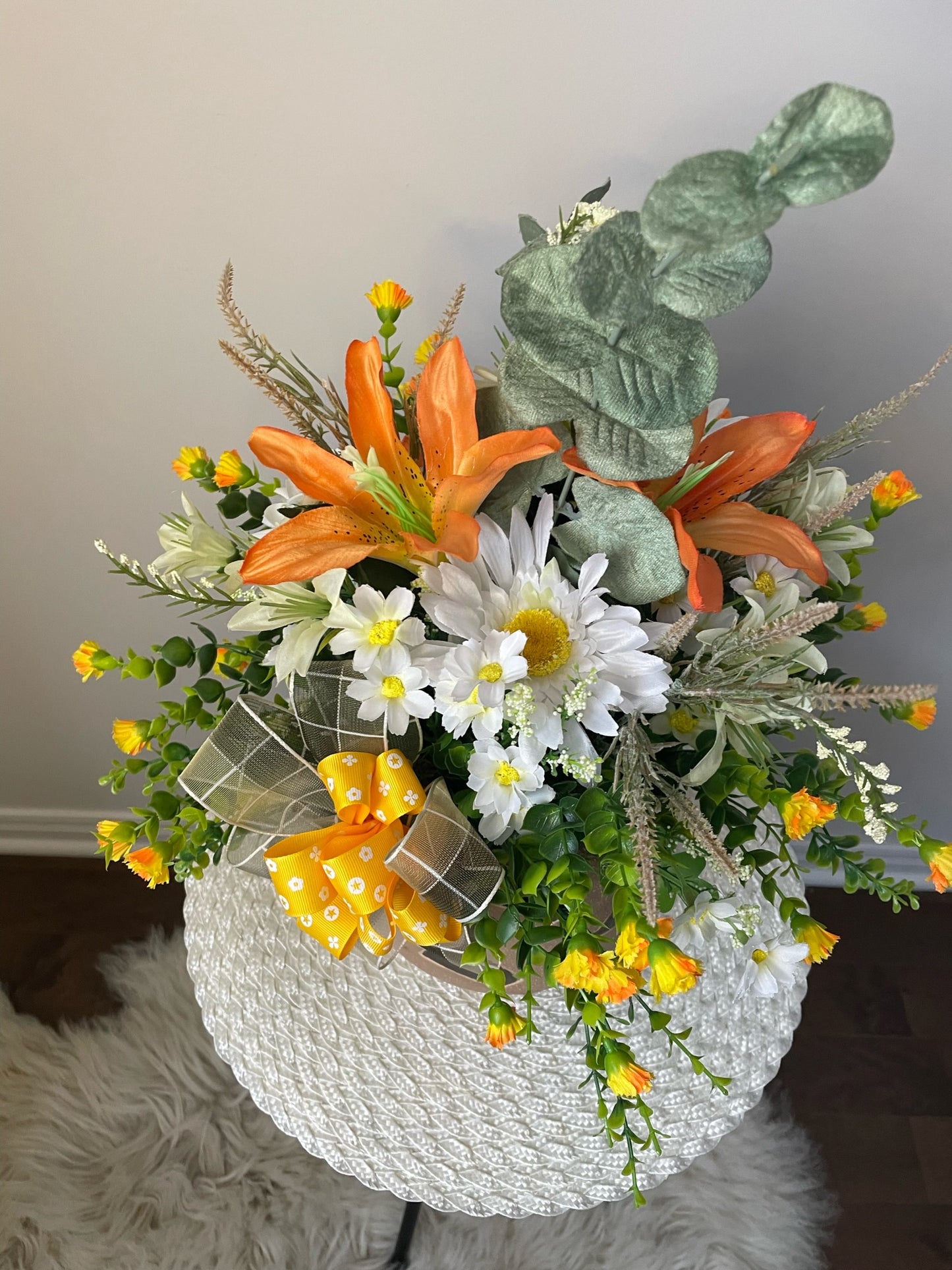 Vase de fleurs " Lys et cie "