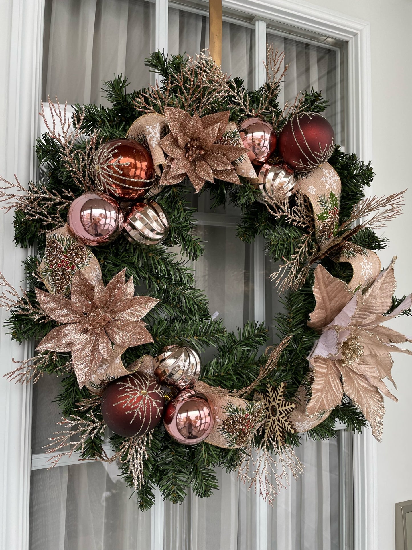 Couronne de Noël " L'élégante "