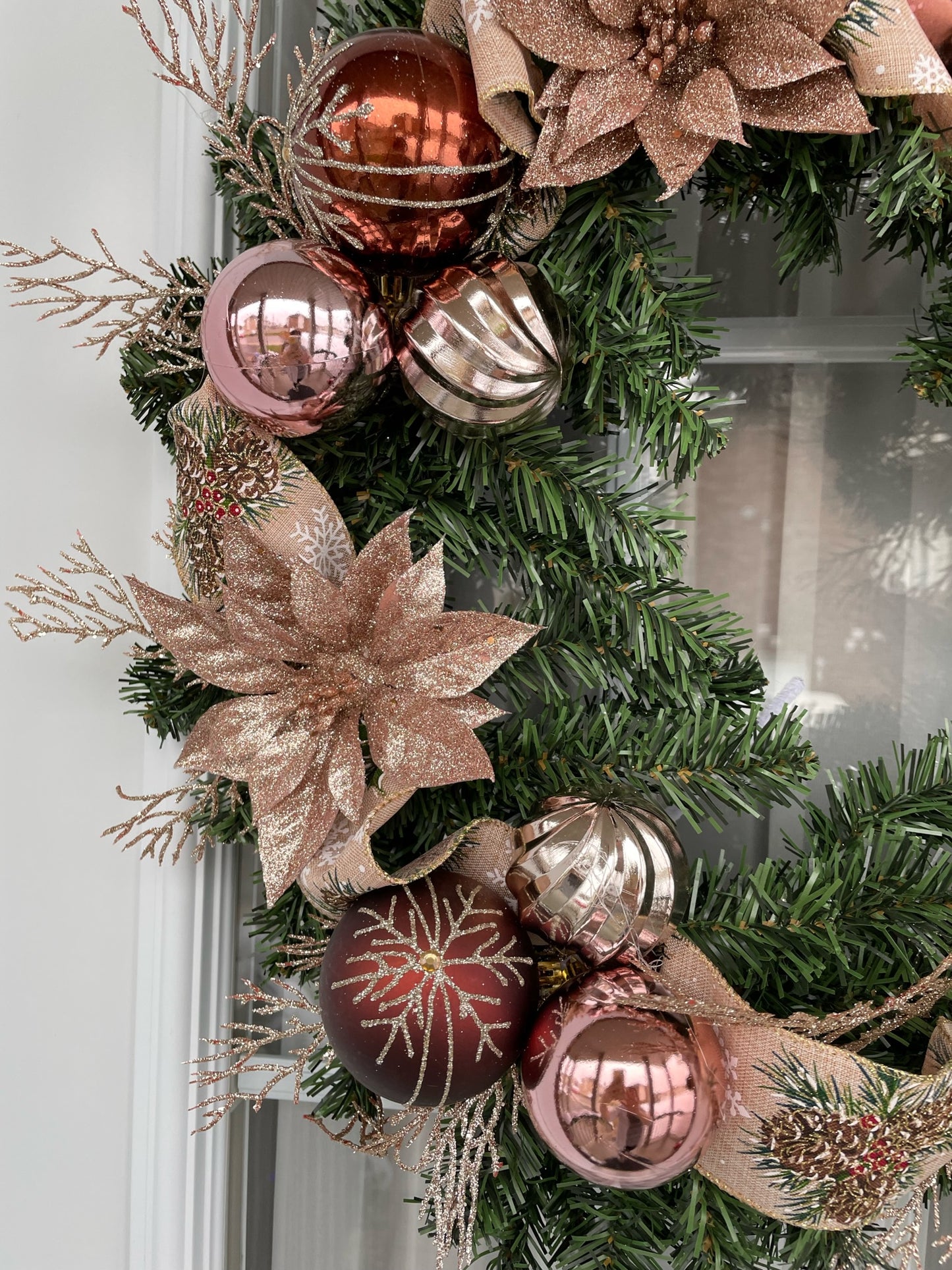 Couronne de Noël " L'élégante "