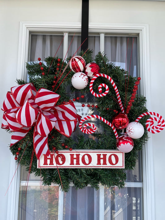 Couronne de Noël " Hohoho "