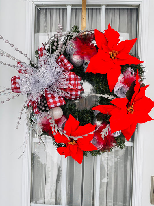 Wreath "CHRISTMAS in flowers"
