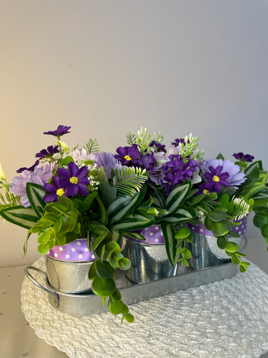 Boite de fleurs " Le Trio "